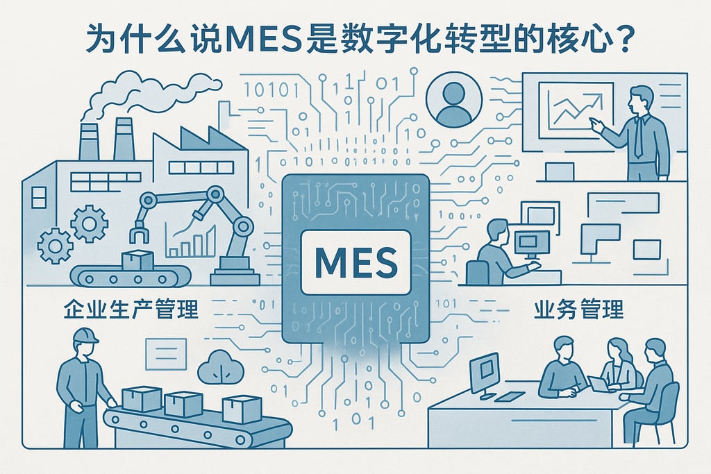 为什么说MES是数字化转型的核心？