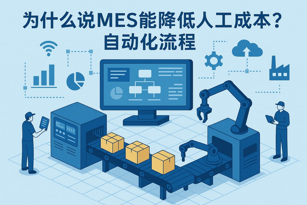 为什么说MES能降低人工成本？自动化流程