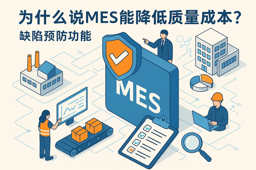 为什么说MES能降低质量成本？缺陷预防功能