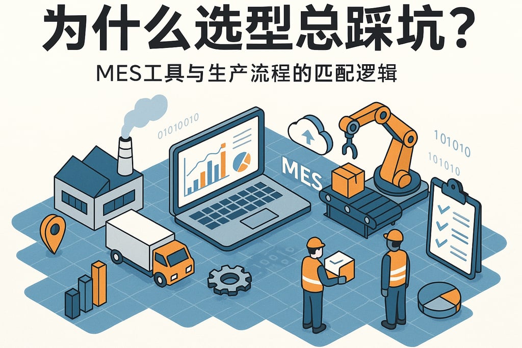 为什么选型总踩坑？MES工具与生产流程的匹配逻辑