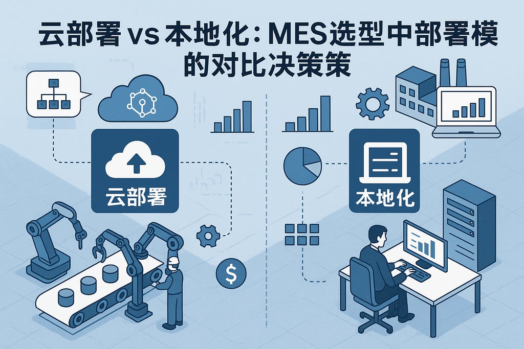 云部署vs本地化：MES选型中部署模式的对比决策