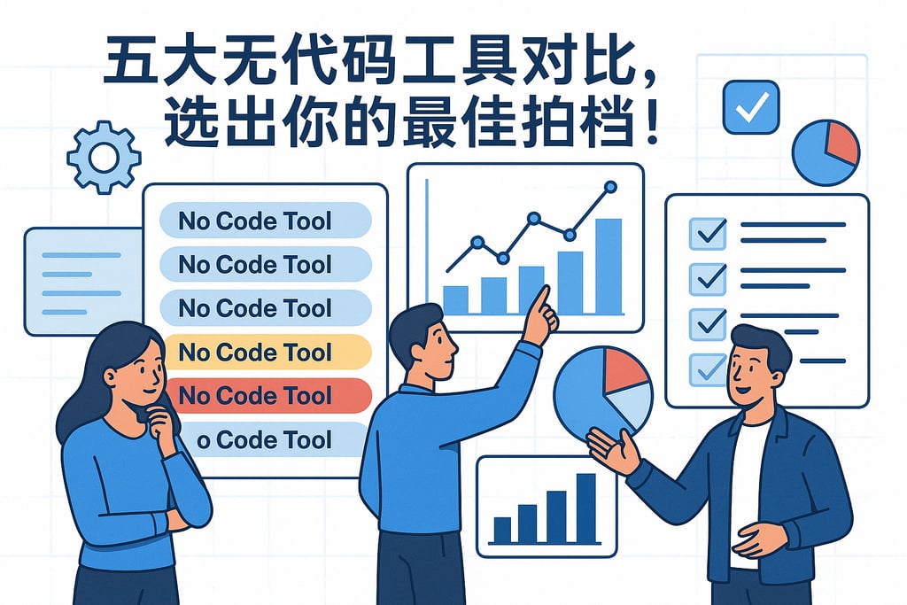 五大无代码工具对比，选出你的最佳拍档！