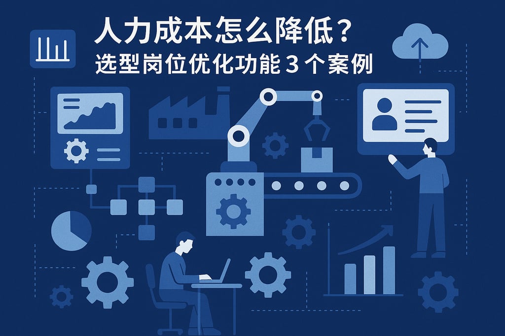 人力成本怎么降低？选型岗位优化功能的3个案例