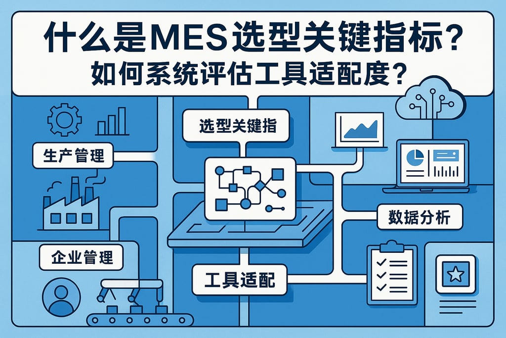什么是MES选型关键指标？如何系统评估工具适配度？