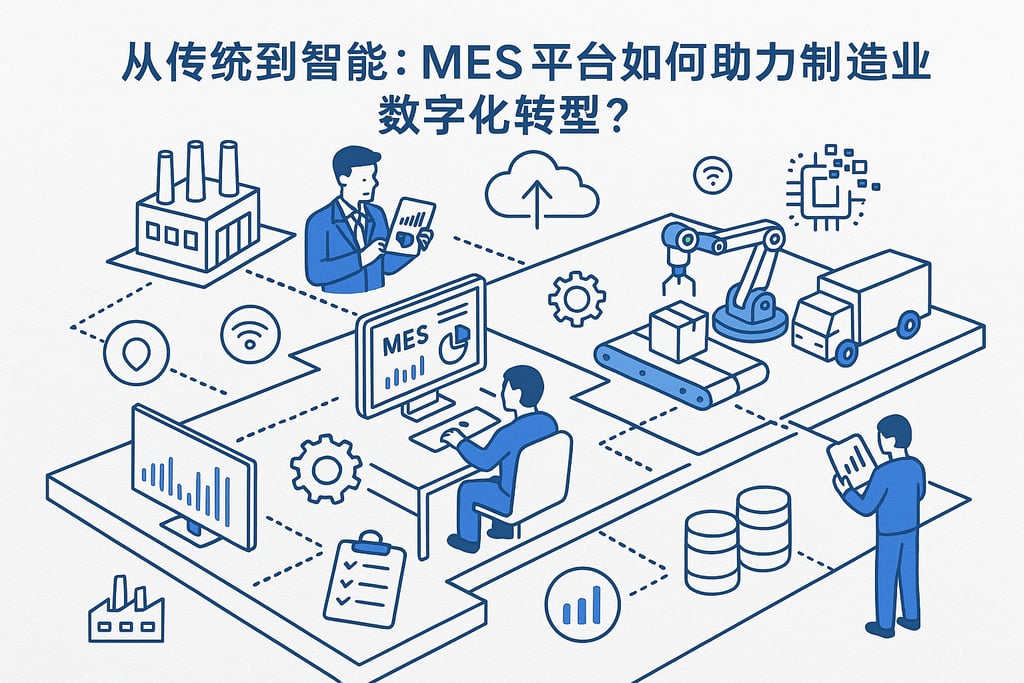 从传统到智能：MES平台如何助力制造业数字化转型？