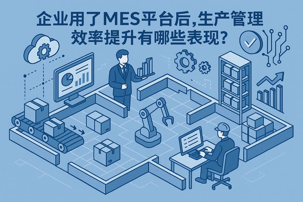 企业用了MES平台后，生产管理效率提升有哪些表现？