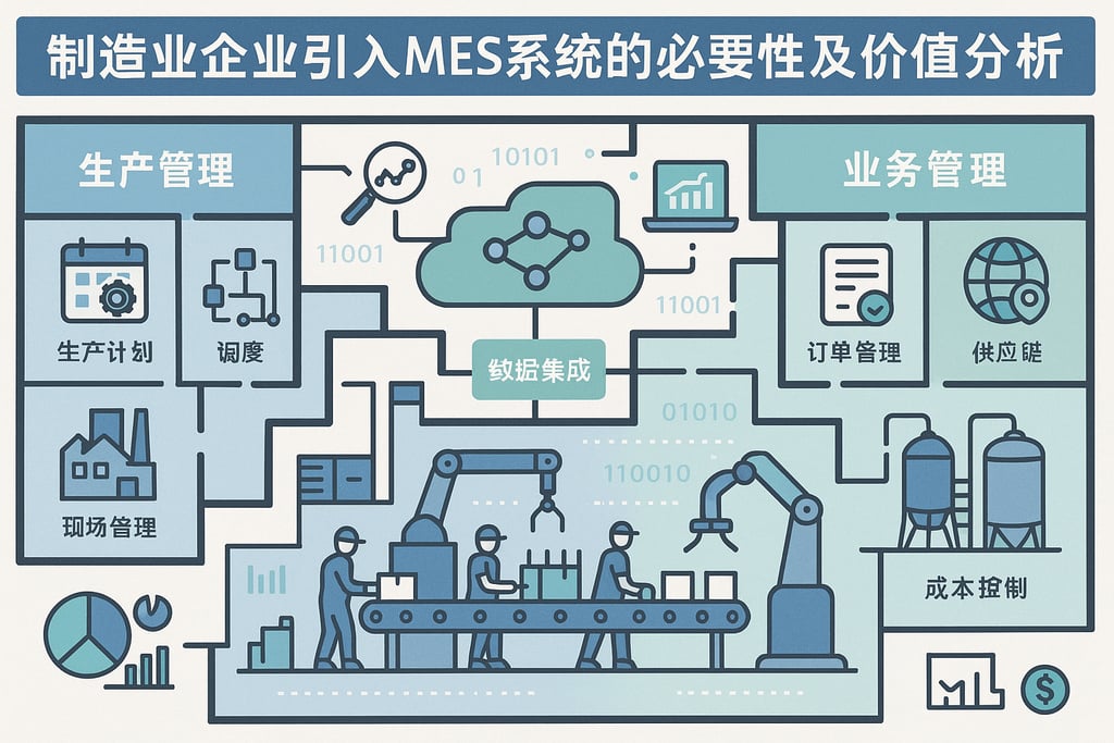 制造业企业引入MES系统的必要性及价值分析