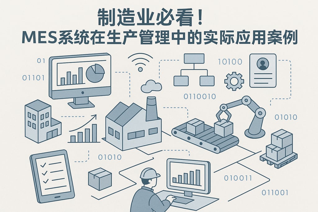 制造业必看！MES系统在生产管理中的实际应用案例