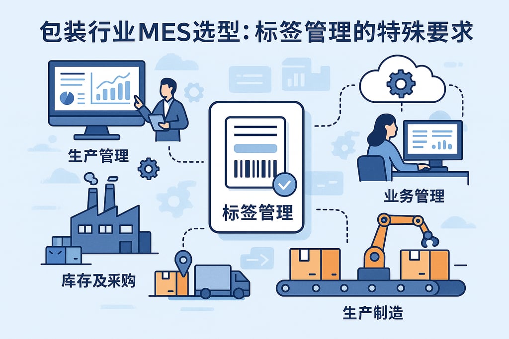包装行业MES选型：标签管理的特殊要求