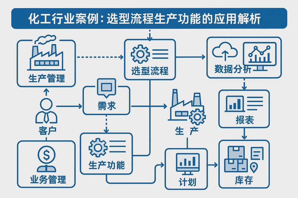 化工行业案例：选型流程生产功能的应用解析