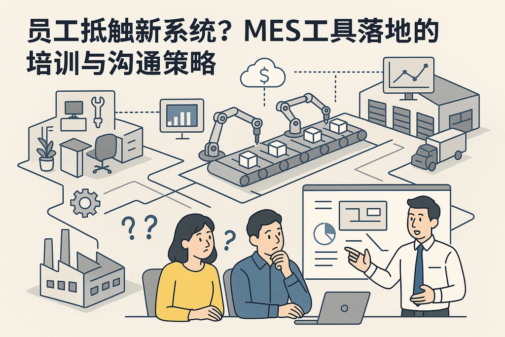 员工抵触新系统？MES工具落地的培训与沟通策略