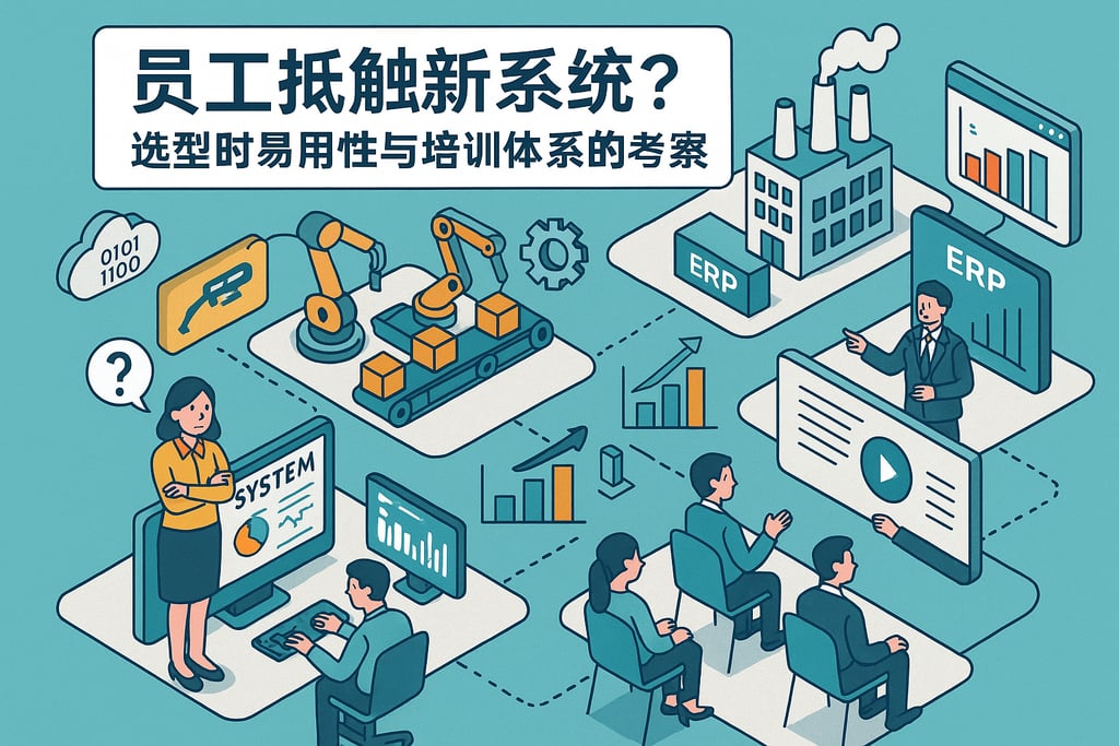 员工抵触新系统？选型时易用性与培训体系的考察