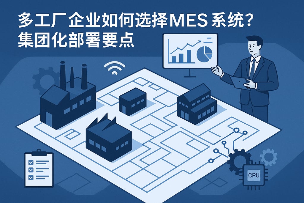 多工厂企业如何选择MES系统？集团化部署要点