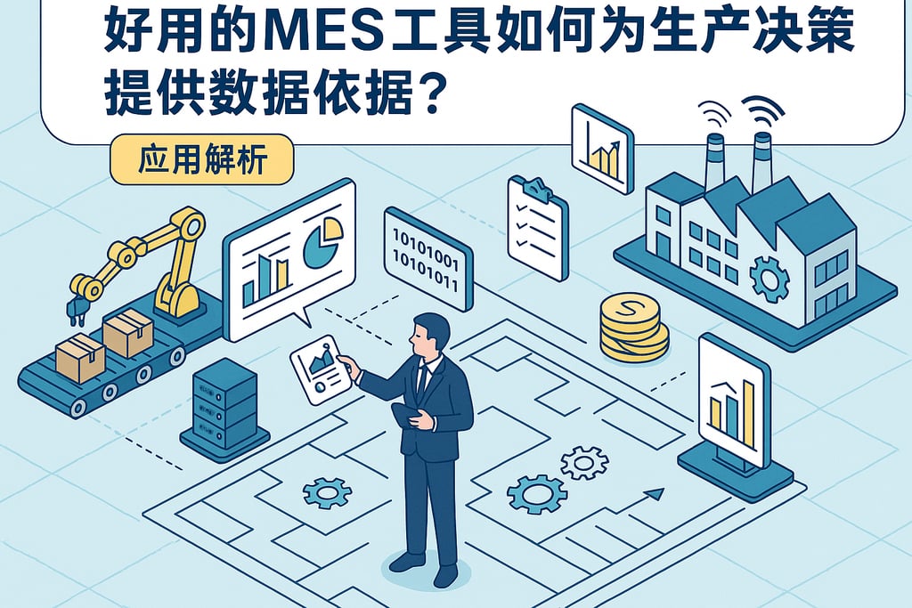 好用的MES工具如何为生产决策提供数据依据？应用解析