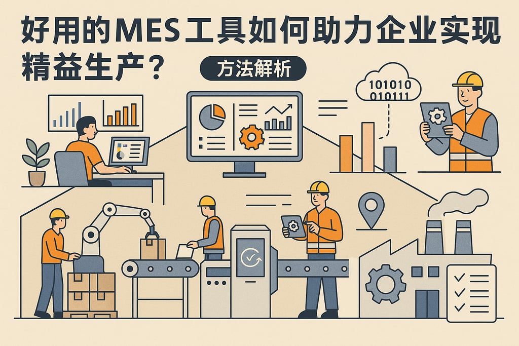 好用的MES工具如何助力企业实现精益生产？方法解析