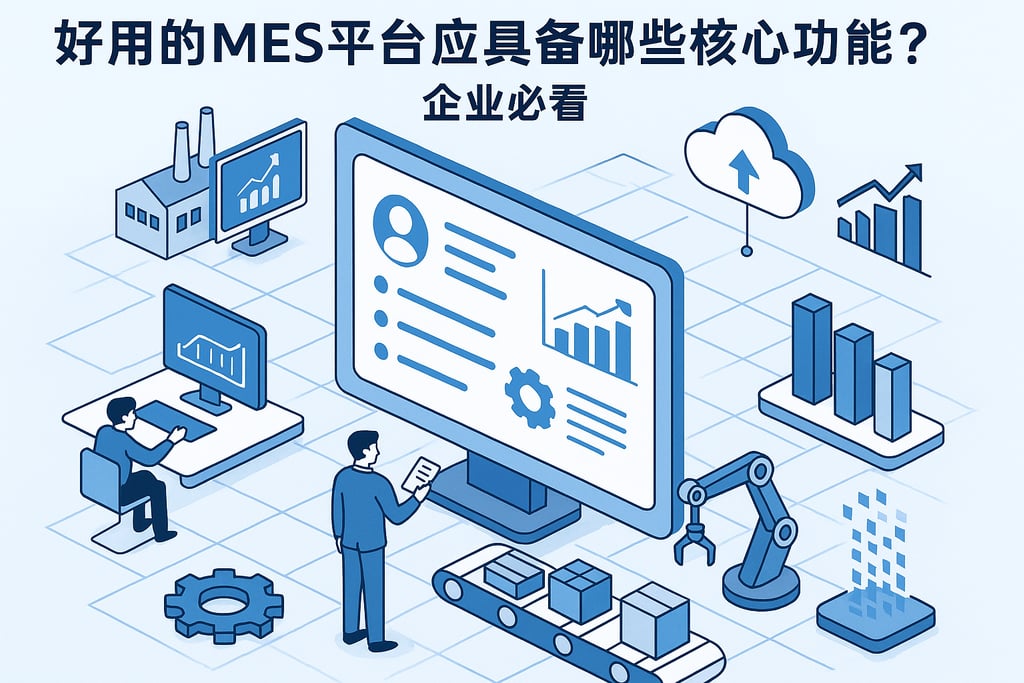 好用的MES平台应具备哪些核心功能？企业必看