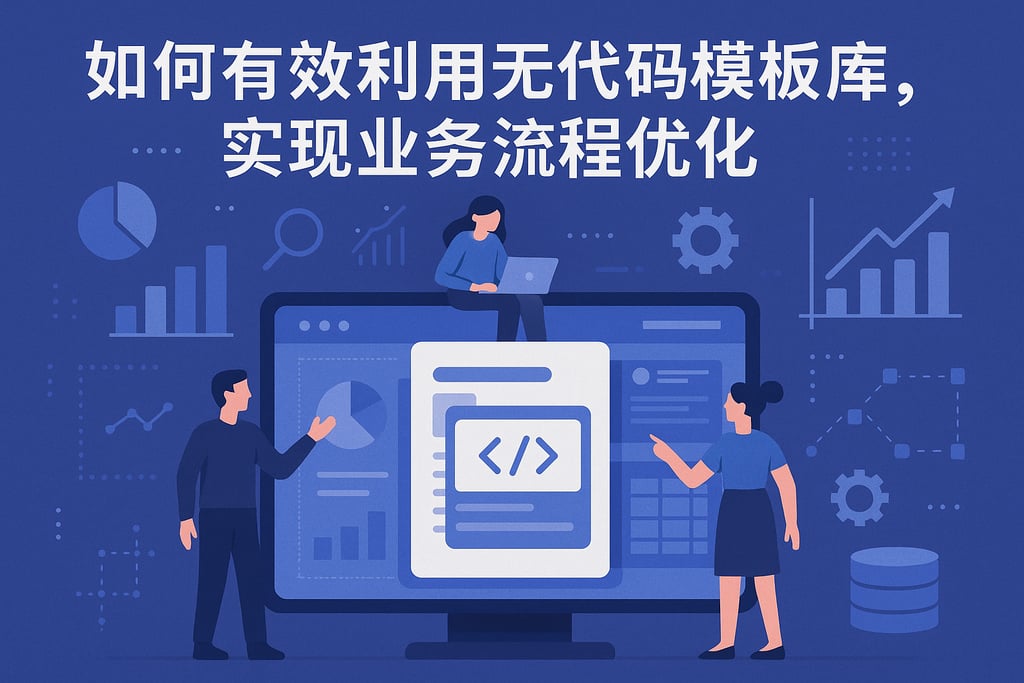 如何有效利用无代码模板库，实现业务流程优化
