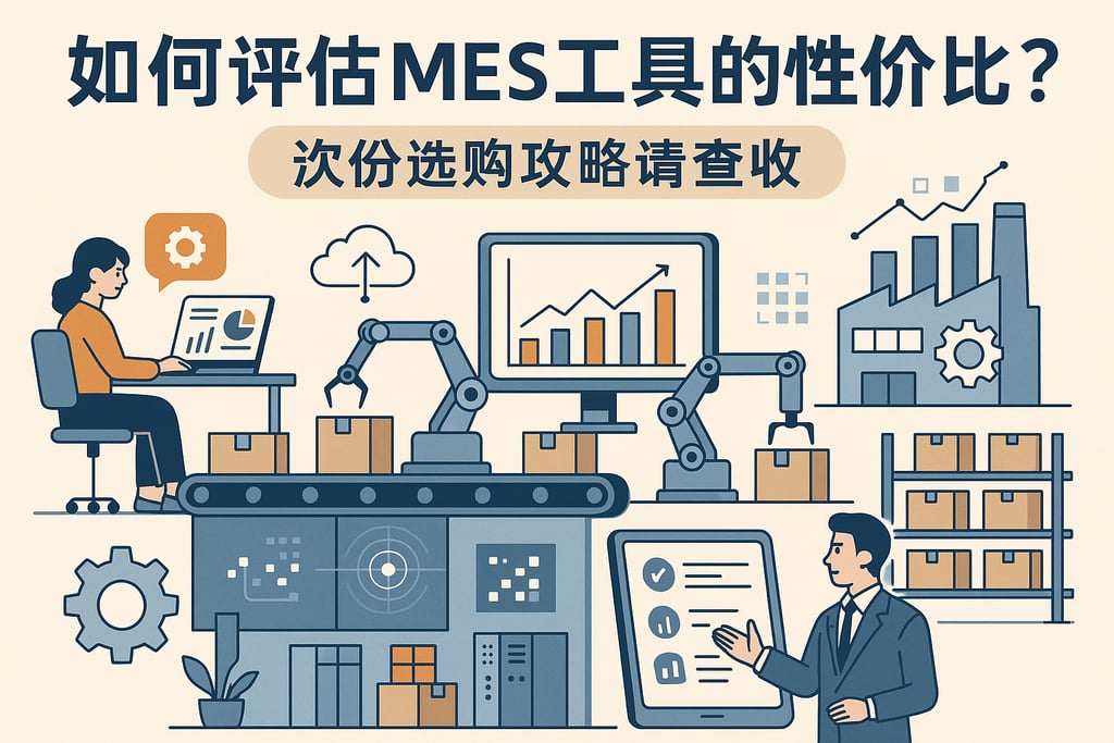 如何评估MES工具的性价比？这份选购攻略请查收