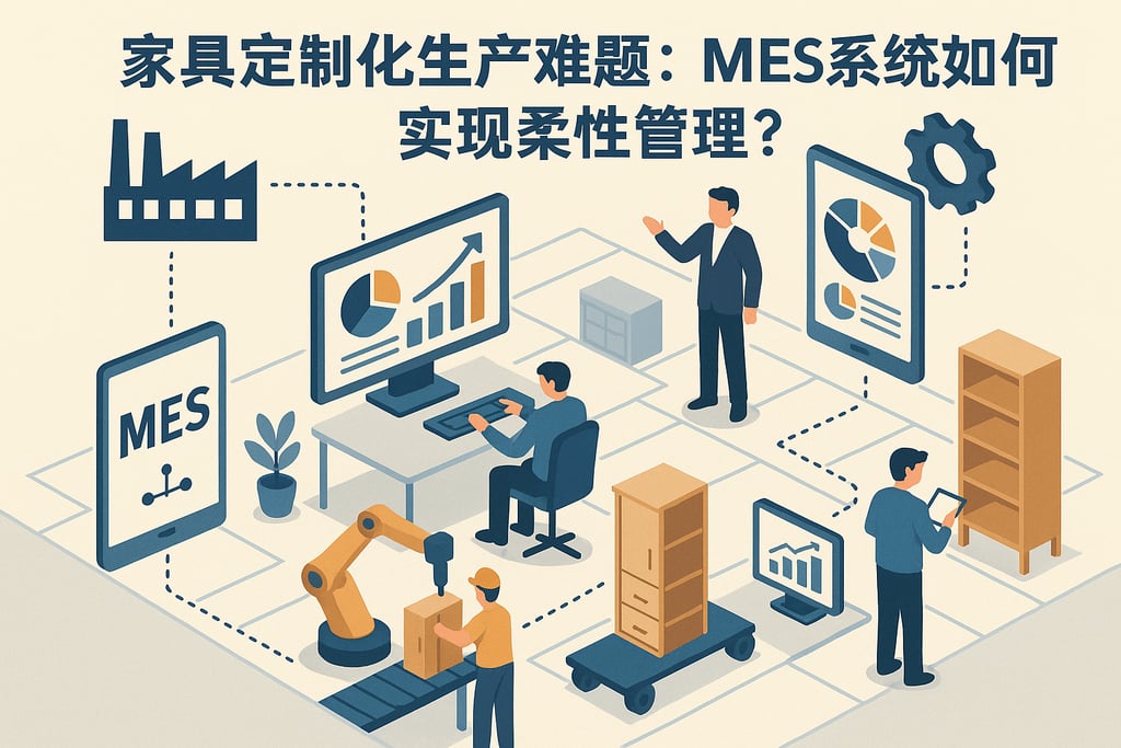 家具定制化生产难题：MES系统如何实现柔性管理？