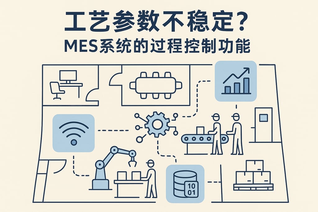 工艺参数不稳定？MES系统的过程控制功能