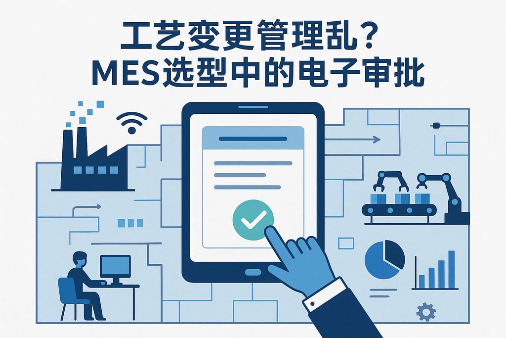 工艺变更管理乱？MES选型中的电子审批