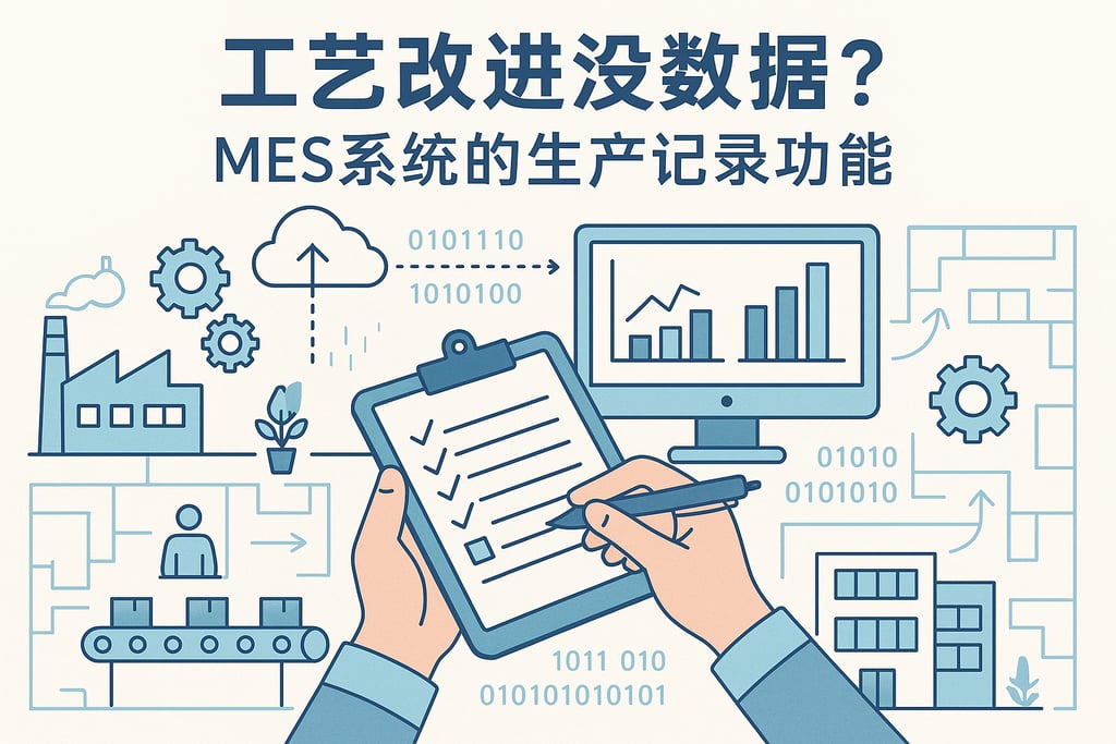 工艺改进没数据？MES系统的生产记录功能