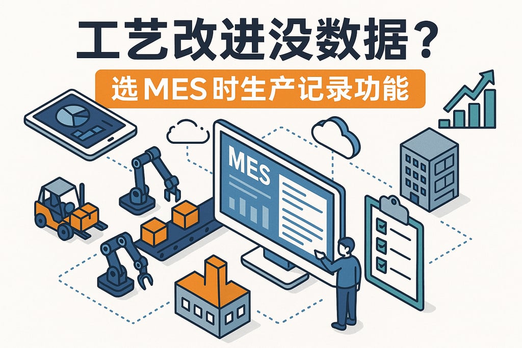 工艺改进没数据？选MES时生产记录功能