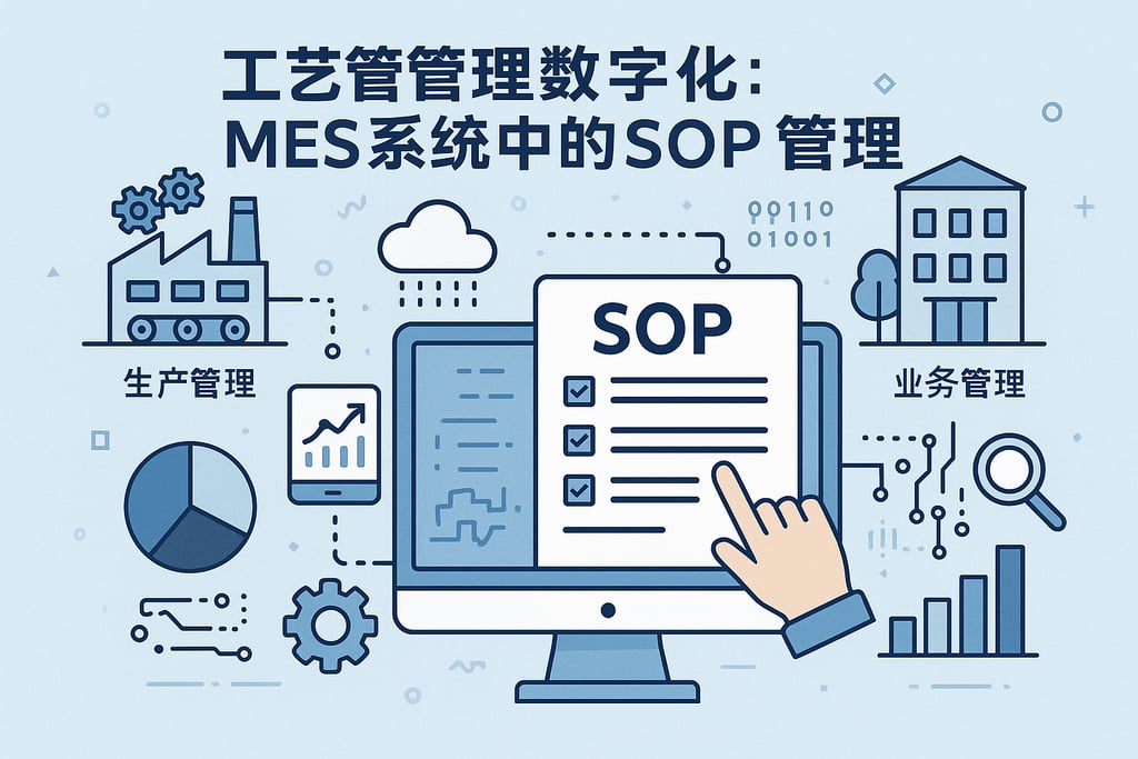 工艺管理数字化：MES系统中的SOP管理