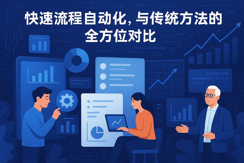 快速流程自动化，与传统方法的全方位对比