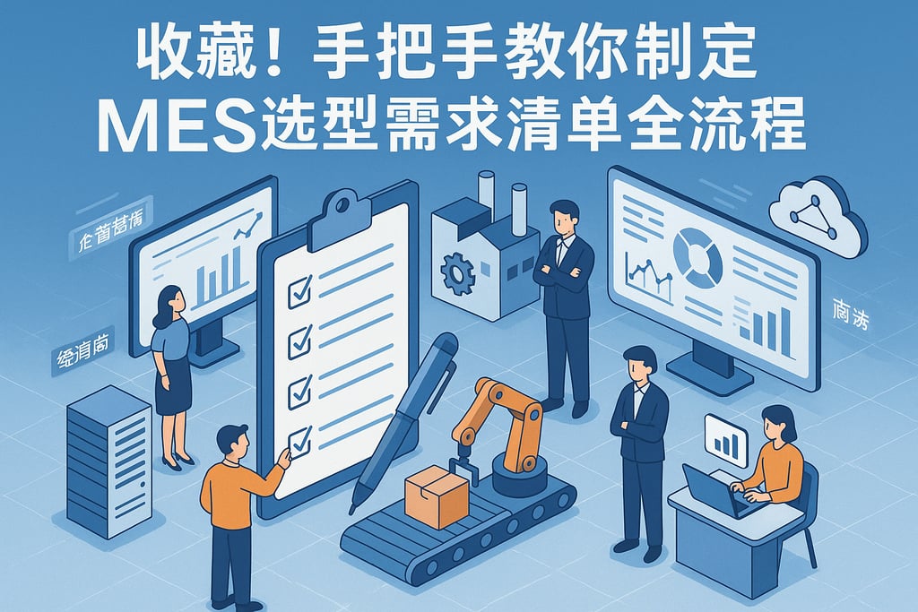 收藏！手把手教你制定MES选型需求清单全流程