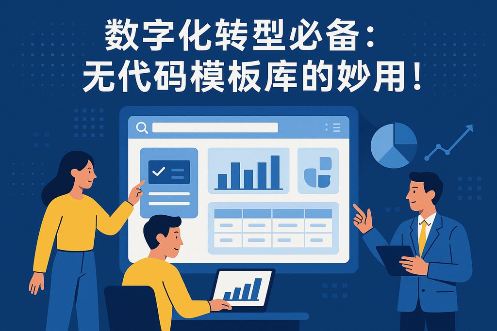 数字化转型必备：无代码模板库的妙用！