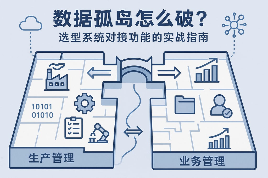 数据孤岛怎么破？选型系统对接功能的实战指南