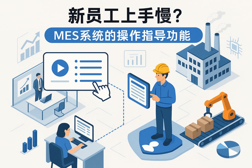 新员工上手慢？MES系统的操作指导功能