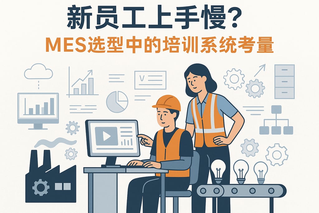 新员工上手慢？MES选型中的培训系统考量