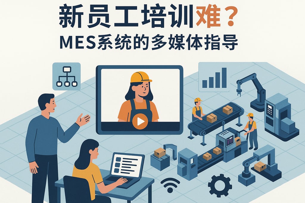 新员工培训难？MES系统的多媒体指导