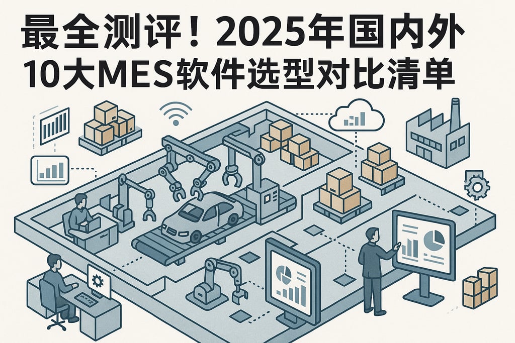 最全测评！2025年国内外10大MES软件选型对比清单