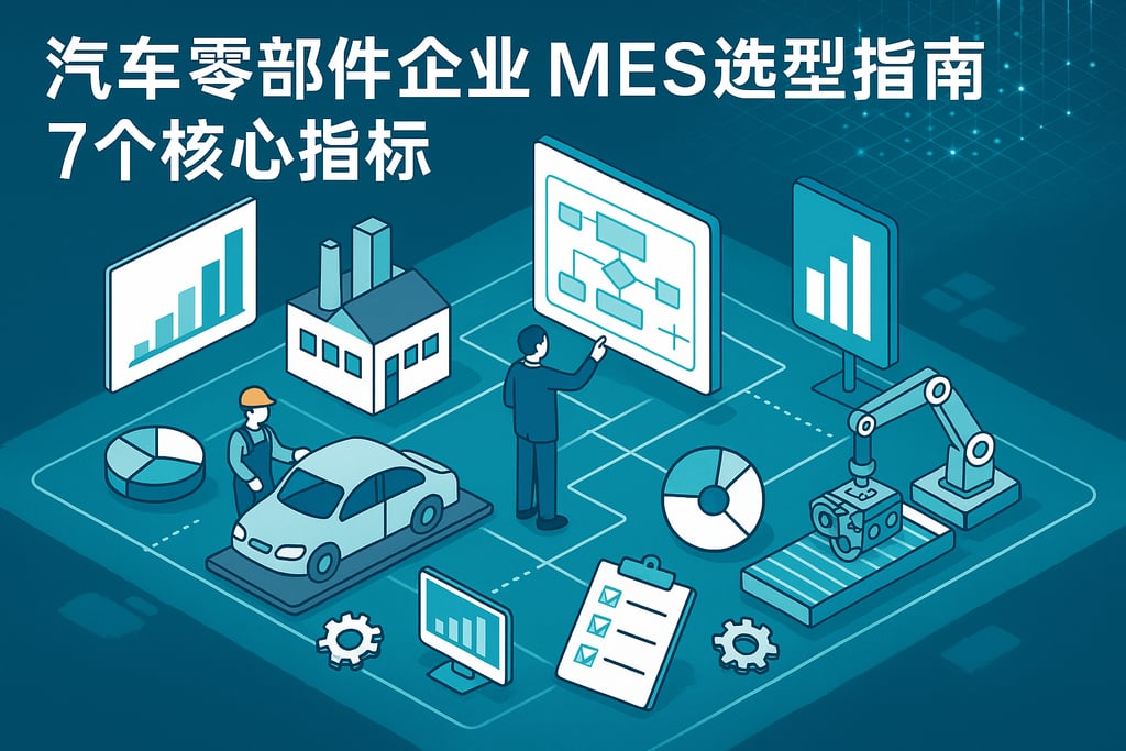 汽车零部件企业MES选型指南：7个核心指标