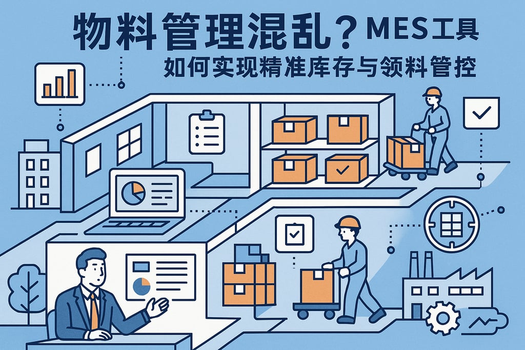 物料管理混乱？MES工具如何实现精准库存与领料管控
