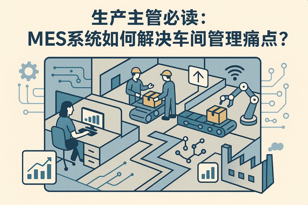 生产主管必读：MES系统如何解决车间管理痛点？