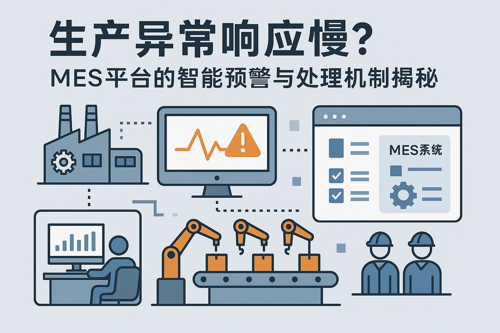 生产异常响应慢？MES平台的智能预警与处理机制揭秘