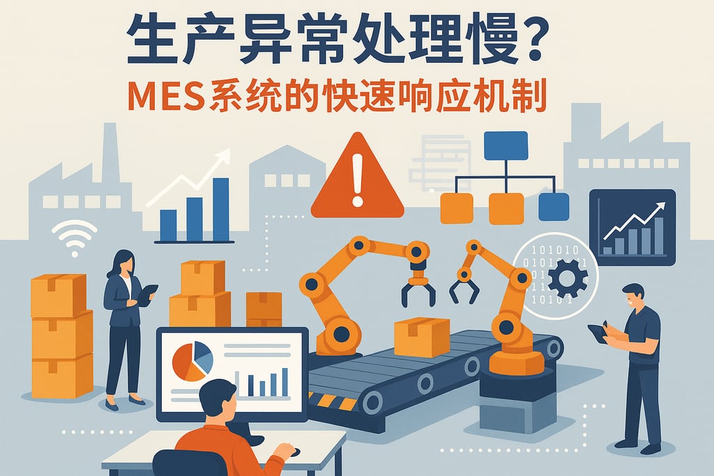 生产异常处理慢？MES系统的快速响应机制