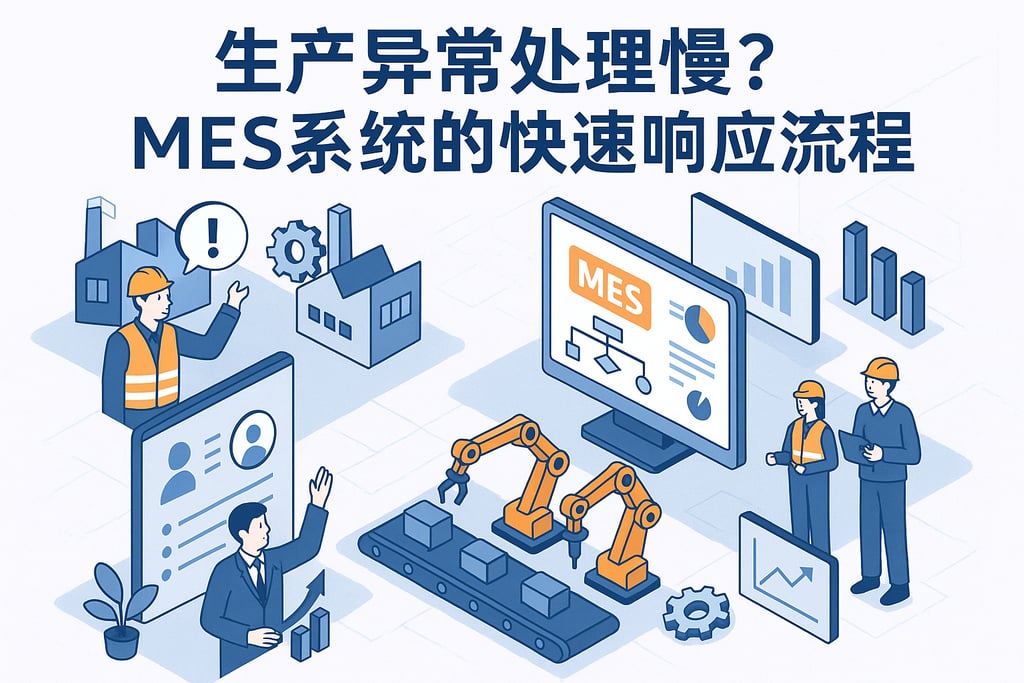 生产异常处理慢？MES系统的快速响应流程