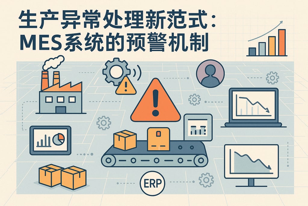 生产异常处理新范式：MES系统的预警机制