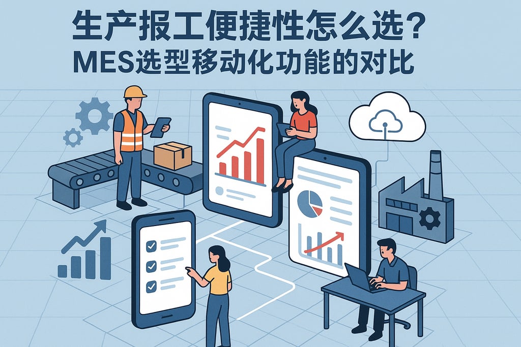 生产报工便捷性怎么选？MES选型移动化功能的对比