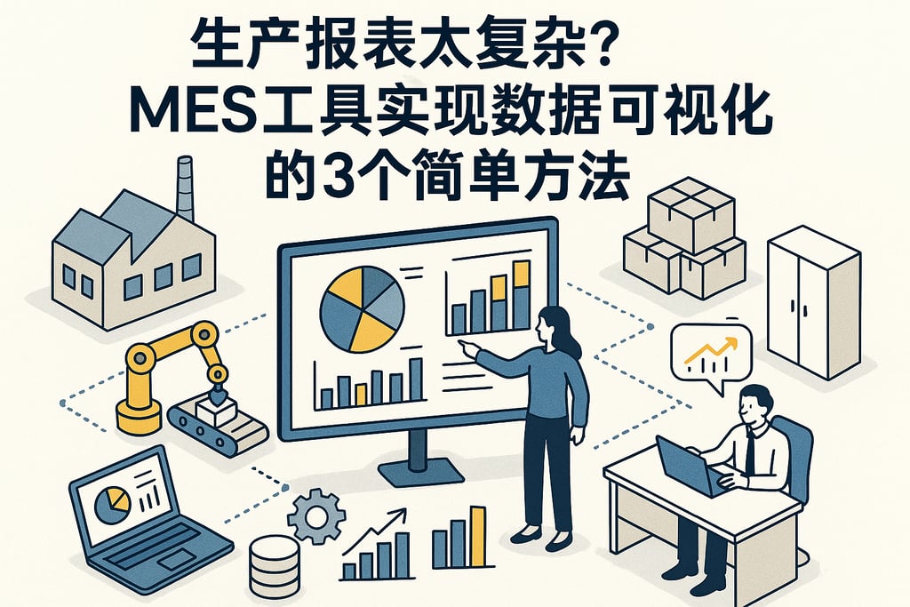 生产报表太复杂？MES工具实现数据可视化的3个简单方法
