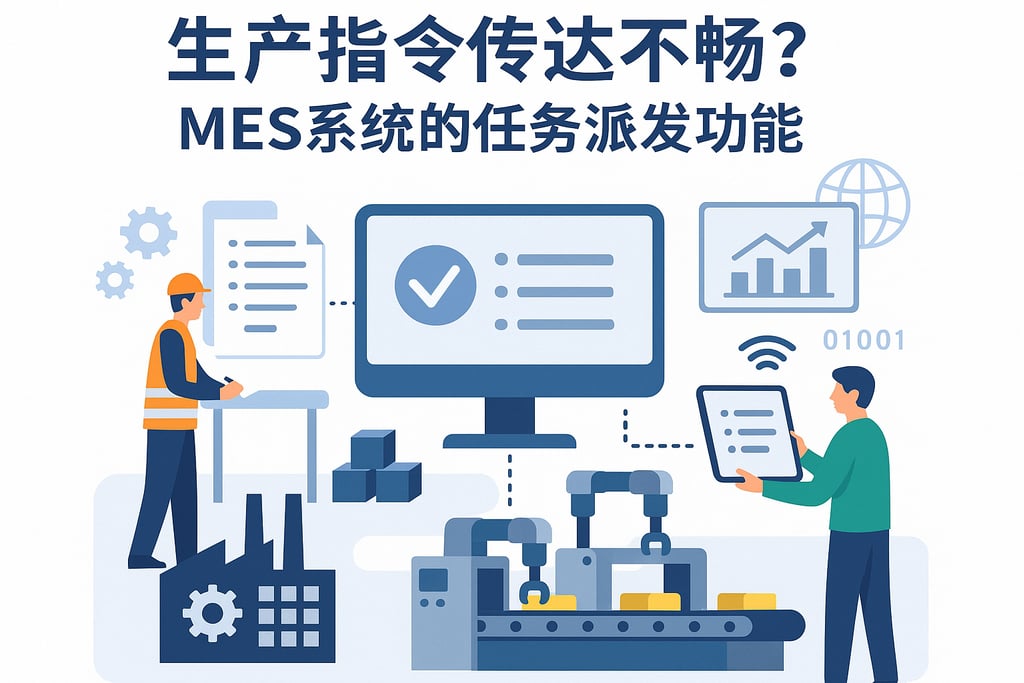 生产指令传达不畅？MES系统的任务派发功能