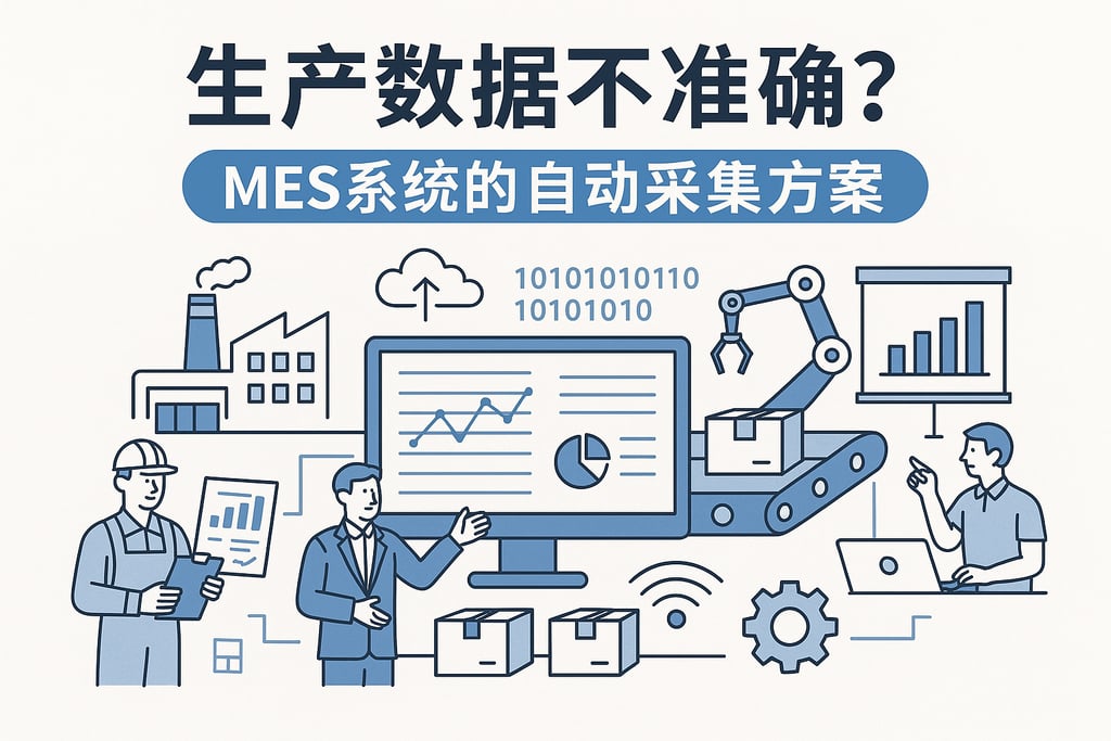 生产数据不准确？MES系统的自动采集方案