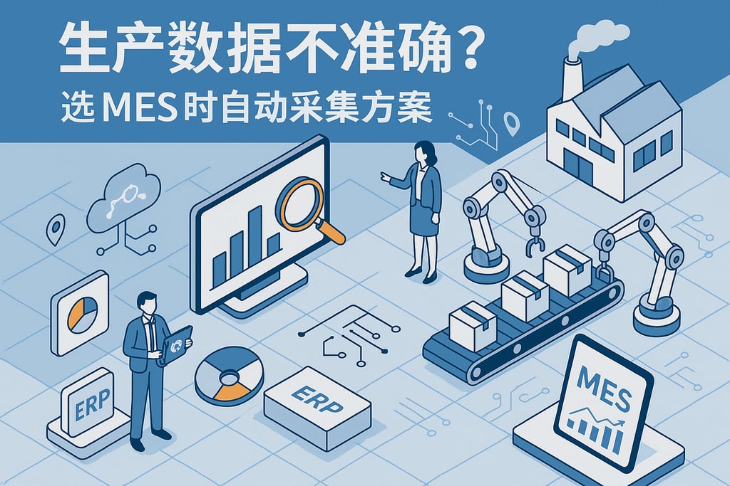 生产数据不准确？选MES时自动采集方案