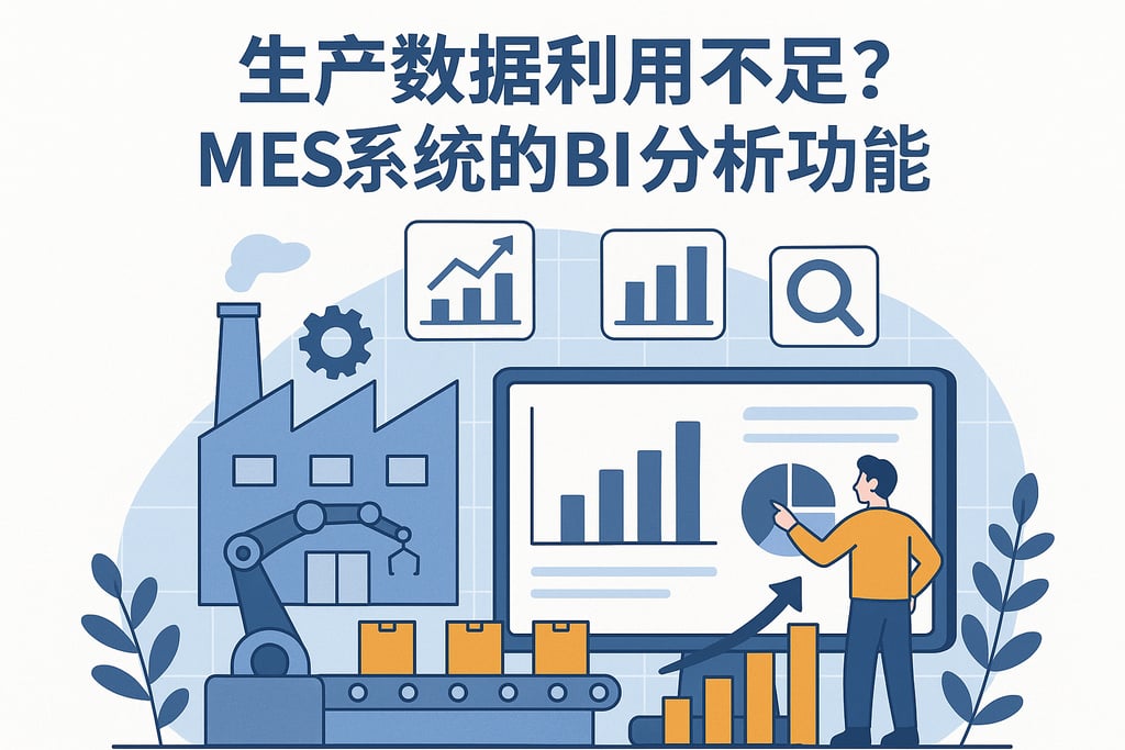 生产数据利用不足？MES系统的BI分析功能