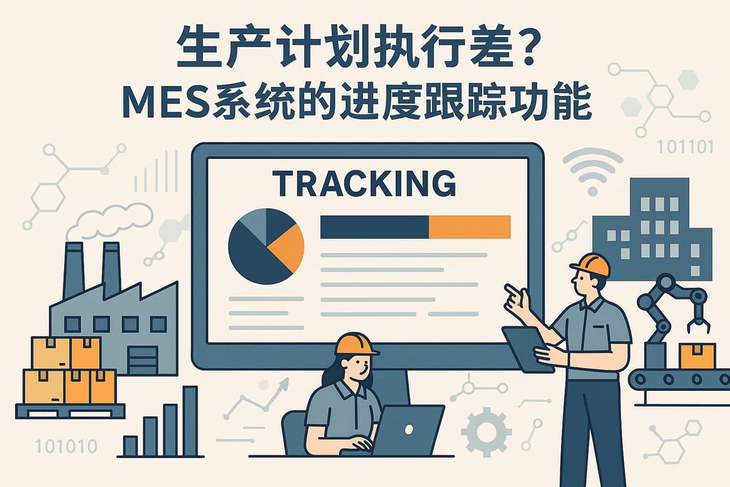 生产计划执行差？MES系统的进度跟踪功能